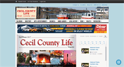 Desktop Screenshot of cecilcountylife.com