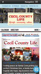 Mobile Screenshot of cecilcountylife.com